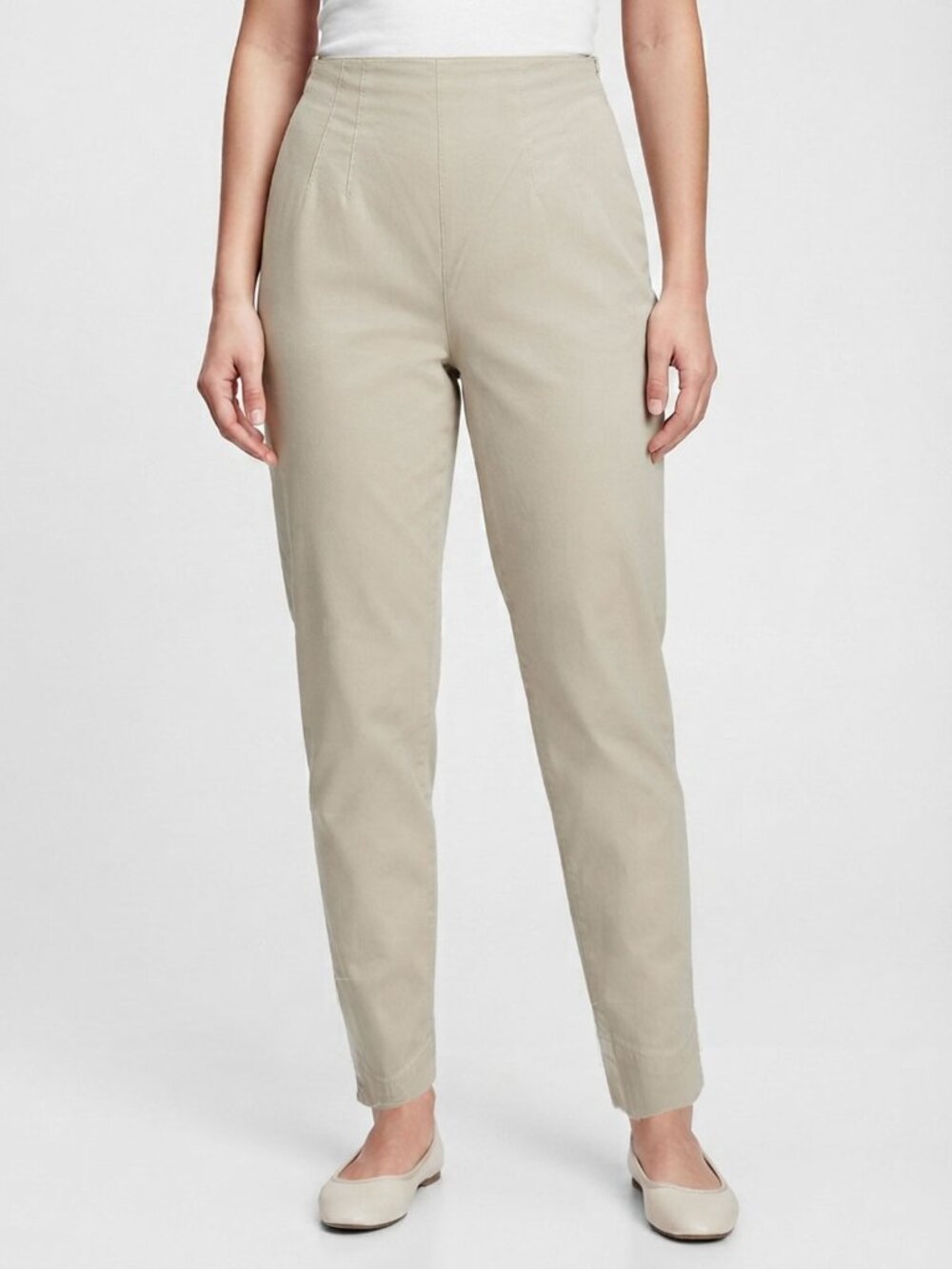 Vintage 90s GAP Khaki Slim Fit Pants Cotton Beige Size 10 NWT Dead Stock